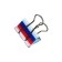 Papers clips 32mm, 6 pieces, tricolor, Devente, metal, tricolor, cardboard box