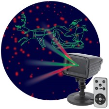 Projector Laser Santa Claus Multisterem, 2 colors, 220V, IP44