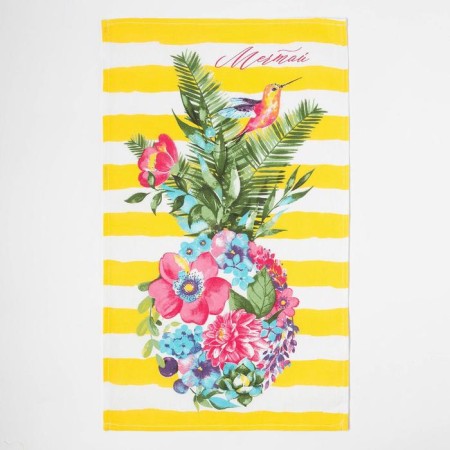 Kitchen towel "Flower pineapple" 35x60 cm-1
