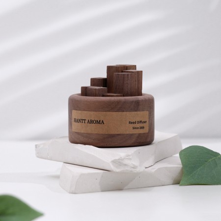 Set of wooden diffuser "Hantt Aroma", moss, with 10 ml essential oil, in the box-1