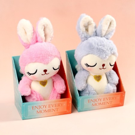 Soft toy Enjoy EVERY MOMENT, bunny, mix-5