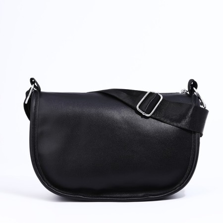 Bag Cross-Bodi with a zipper, black color