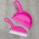 Cleaning set, brush, scoop, color mix