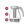 Electric kettle Pioneer KE802G, glass, 2200 watts, 1.7 l, white
