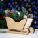 New Year. Wooden Kashpo 20 × 12 × 13 cm "Sanka", naturally give beautifully