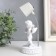 Souvenir Polystone Light "Lamp - Angels with heart" White mix 7.5x7.5x18 cm