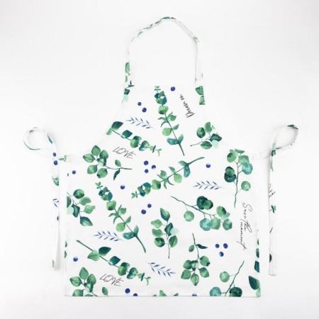 Apron "Dolyana" Eucalyptus 60x65 cm, 100% cotton, 164 g/m2-2