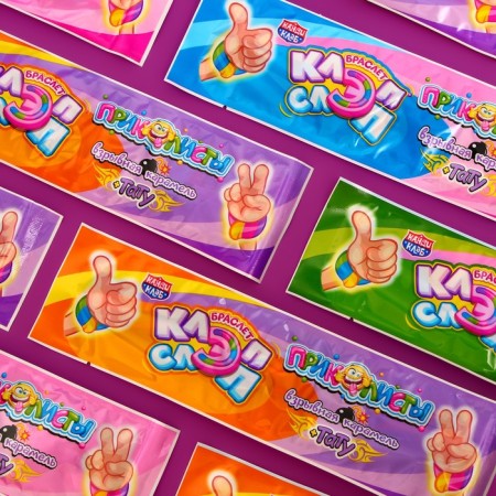 Caramel is explosive with a tattoo “Podkolists. CLEP SLEP Bracelet »Assorted, 1 g-1
