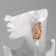 Earrings Metal "Atmosphere" Link, Color Gold
