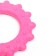 Chewing toy "Ring with spikes", tpr, 8.5 cm, pink