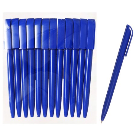Switching turning handle Calligrata, 1.0mm, clip 1 x 3.5cm, under the logo, blue case, blue rod