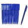 Switching turning handle Calligrata, 1.0mm, clip 1 x 3.5cm, under the logo, blue case, blue rod