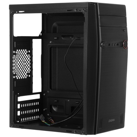 DIGMA DC-MATX102 -U2 Black Black Black BP MATX 1x80mm 2x120mm 2xusb2.0 Audio-6