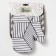 Set of shade, mittens+grabbing trend BEL/zigzag ser, 100%PE, miter 200 g/m