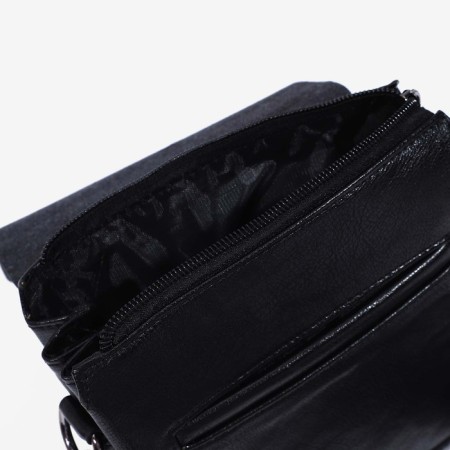 Male bag, black color-4