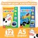 Set "Applications with stickers. Sino tractor", 2 pcs. 12 pp., A5