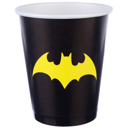 Paper glass "Happy Birthday!", 250 ml, superheroes-1