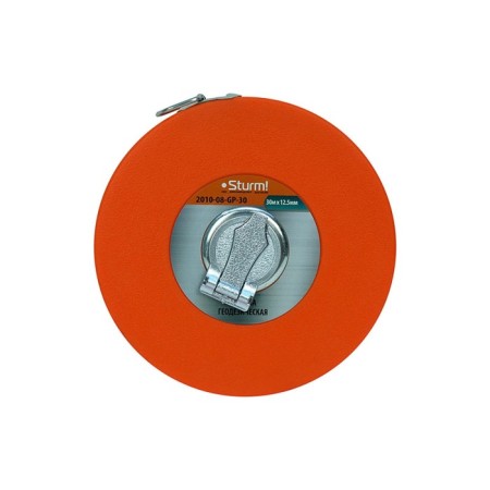 Geodesic roulette sturm, 30 m x 12.5 mm, PVC tape, closed case