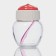Glass Bank for bulk products Cupcake, 210 ml, with a mix