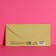 Money envelope "Box with flowers", textured paper of the VHI, 16.5 × 8 cm
