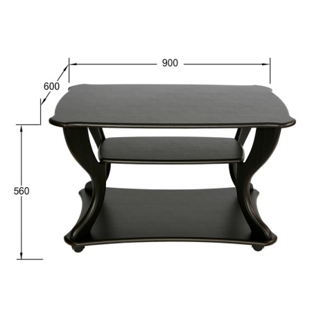 Journal table "Maestro", SZh-02, 900 × 600 × 560 mm, color Venge-1