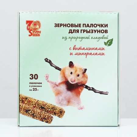 Set of "Show Box" sticks for rodents with vitamins and minerals, box 30 pcs, 750g-1