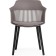 Plastic stool Crocs plastic/Rogue tissue, black/gray 55x60x76 cm