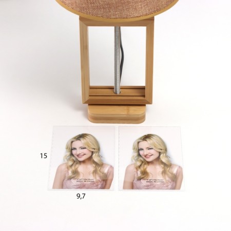 Table lamp with a photo frame 10x15cm (plastic insert) 20x20x35cm-5