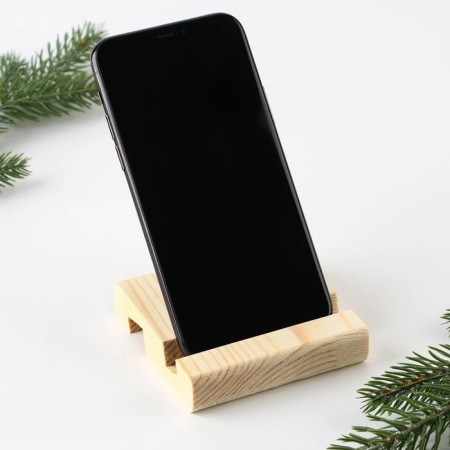 The stand for the phone "Happiness in the New Year", 8 x 8 x 1.5 cm.-2