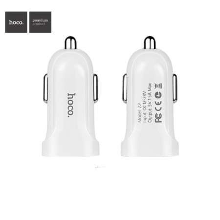 Hoco Z2, USB car charger - 1.5 a, white-2