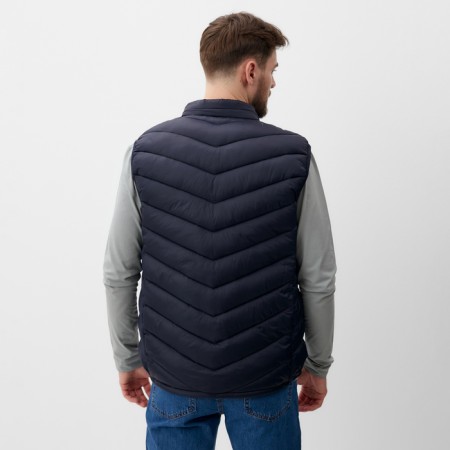 Male vest at the zipper Mist, r.56, blue-3