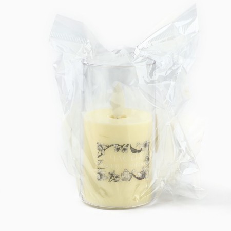 The candle is LED, mod. SV-21 "Happiness next to you", 5.3 x 10.5 cm.-3