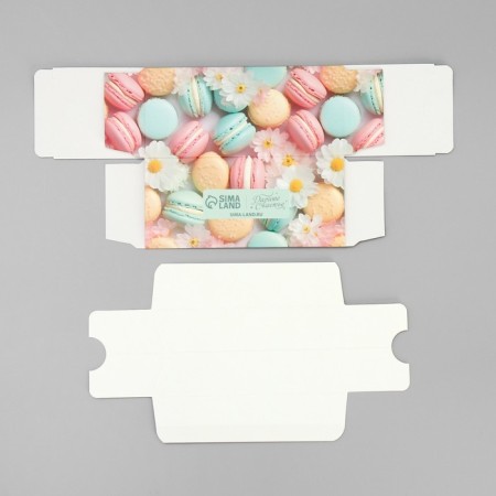 Box for Makarun, confectionery packaging "Makaruns", 12 x5.5 x 5.5 cm-7