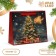 New Year. New Year's Paper Gift package, "Christmas tree", 31 x 26 x 11 cm.