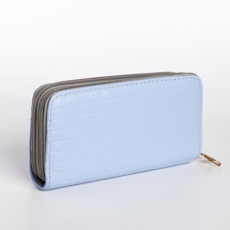 Women's wallet on lightning, the color of the lilac-blue-1