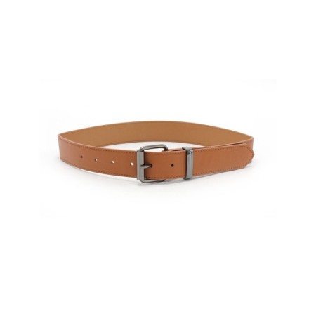 Artificial leather belt for boys, size 90 cm-2