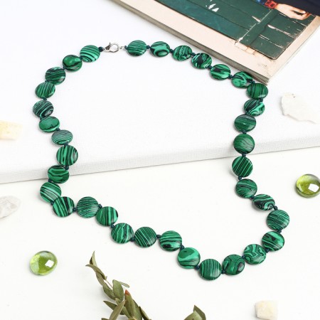 Beads "Malachite" Mini Mini 45 cm