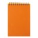 Notepad A6, 80 sheets in the cage on the crest "Orange. Neon", plastic cover, OFSET block