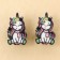 Earrings "Dreaming Time" 2 x 1.5 cm