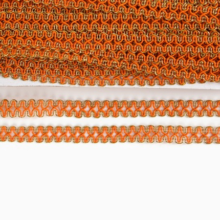 Orange with gold, 1.5 cm, 50 m-2