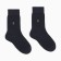 Male socks, dark blue color, size 25