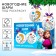 Christmas balls for coloring for the New Year "Elsa and Olaf", d = 5.5 cm, 2 pcs, paints, a set for creativity, a cold heart
