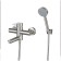Bath mixer RMS SUS124-009E, single-leaf, with shower watering can, chrome