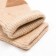 Baby socks from Mongolian wool, beige color, size 16-18 cm (4)