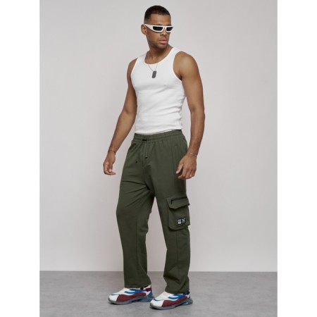 Sports male pants, size 56, khaki color-4