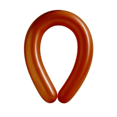 Latex Twisting Ball 350, Macarun, set 100 pcs., Chocolate color