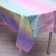 Rainbow tablecloth, 137 × 274 cm