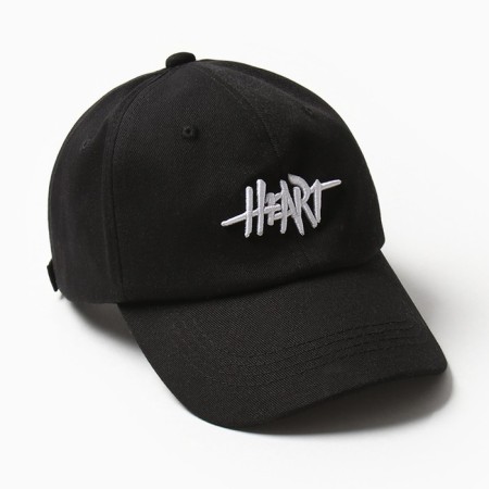 Women's cap Minaku "Heart", Black Color, Rr. 54-56