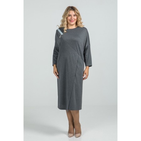 Women's dress, size 60, gray color-2