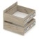 Set of two drawers Stone, 476x500x361 Gray oak